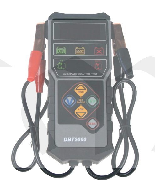 Tester 3v1 baterie/nabíjení/startér DBT2000