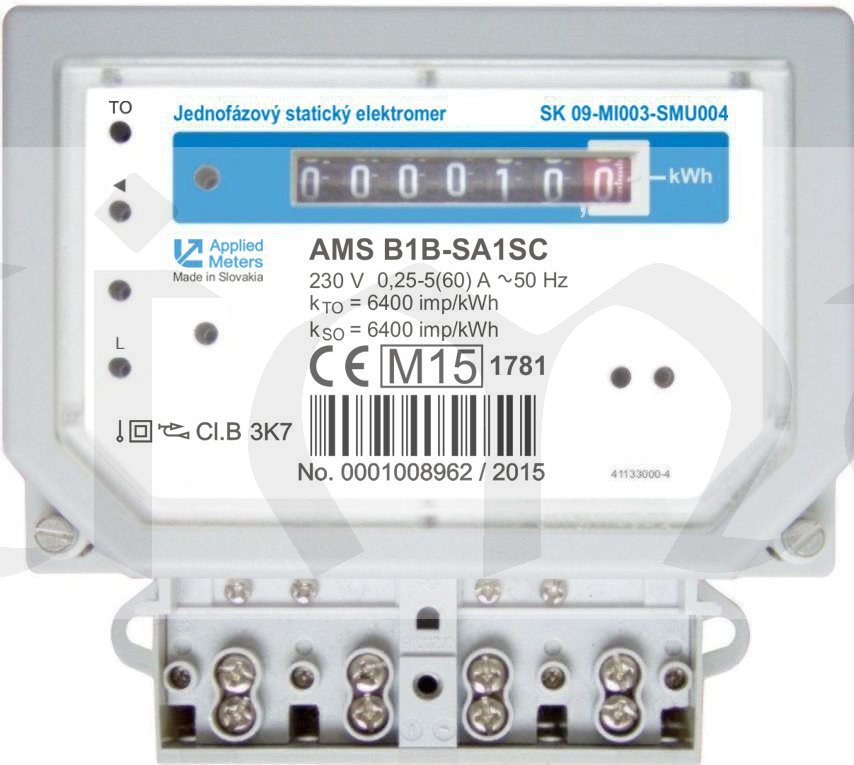 Elektroměr AMS B1B-SA1SC MID