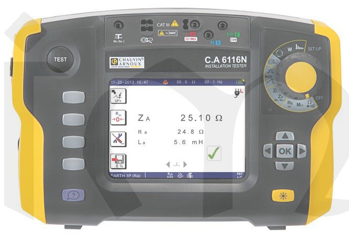 C.A 6116N - Multitester instalace