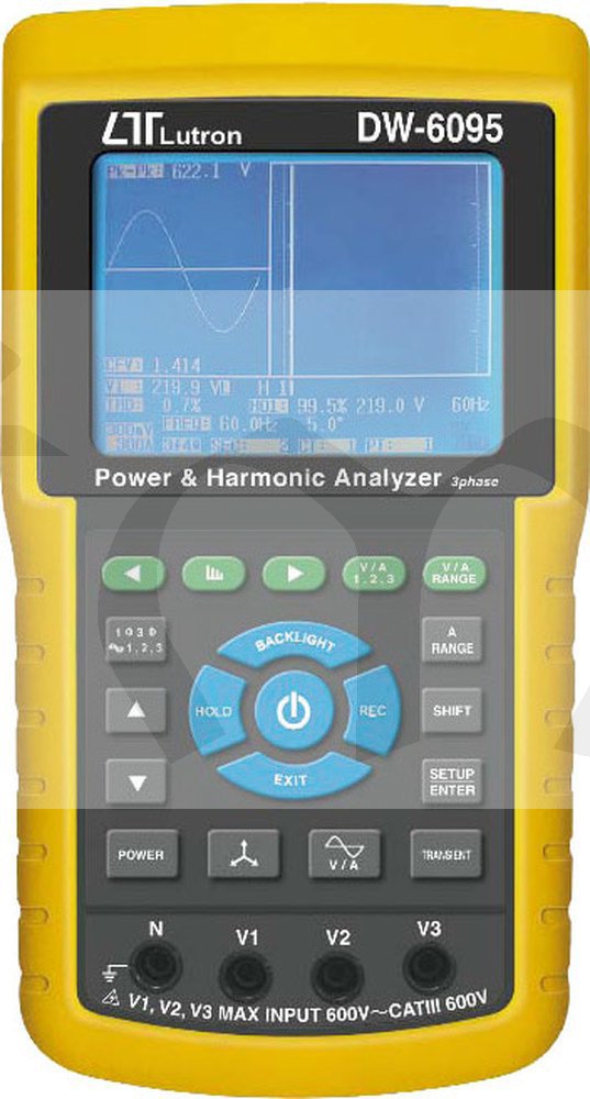 DW 6095 -analyzátor a wattmetr